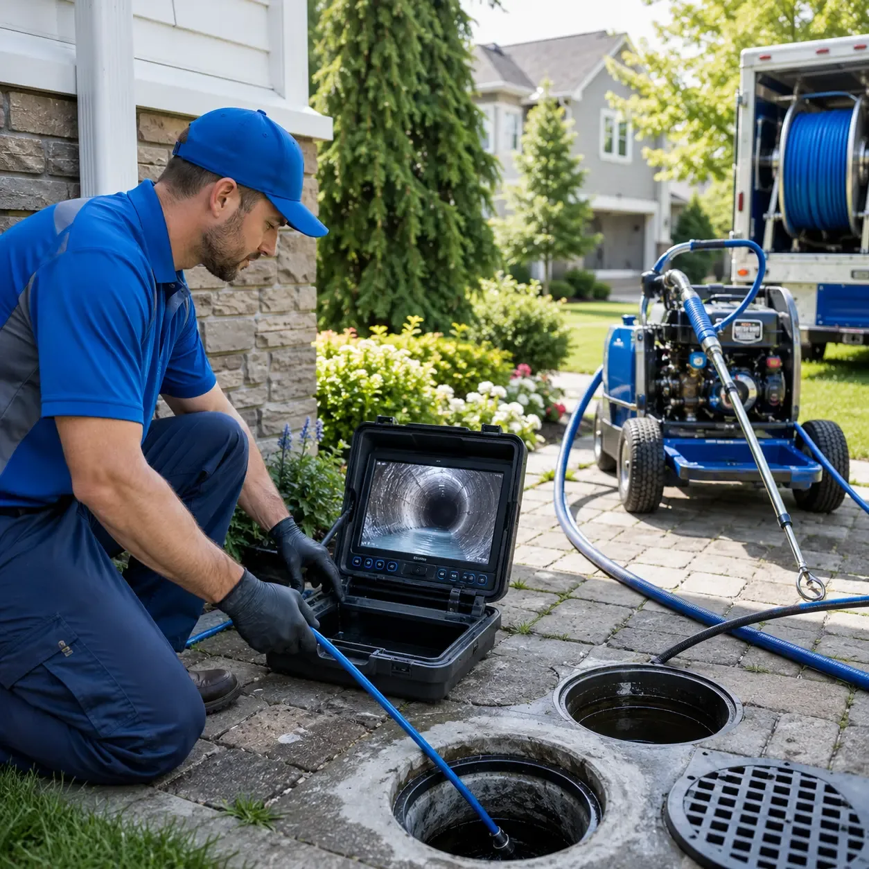 Outdoor drain cleaning professionals serving Brusly, LA